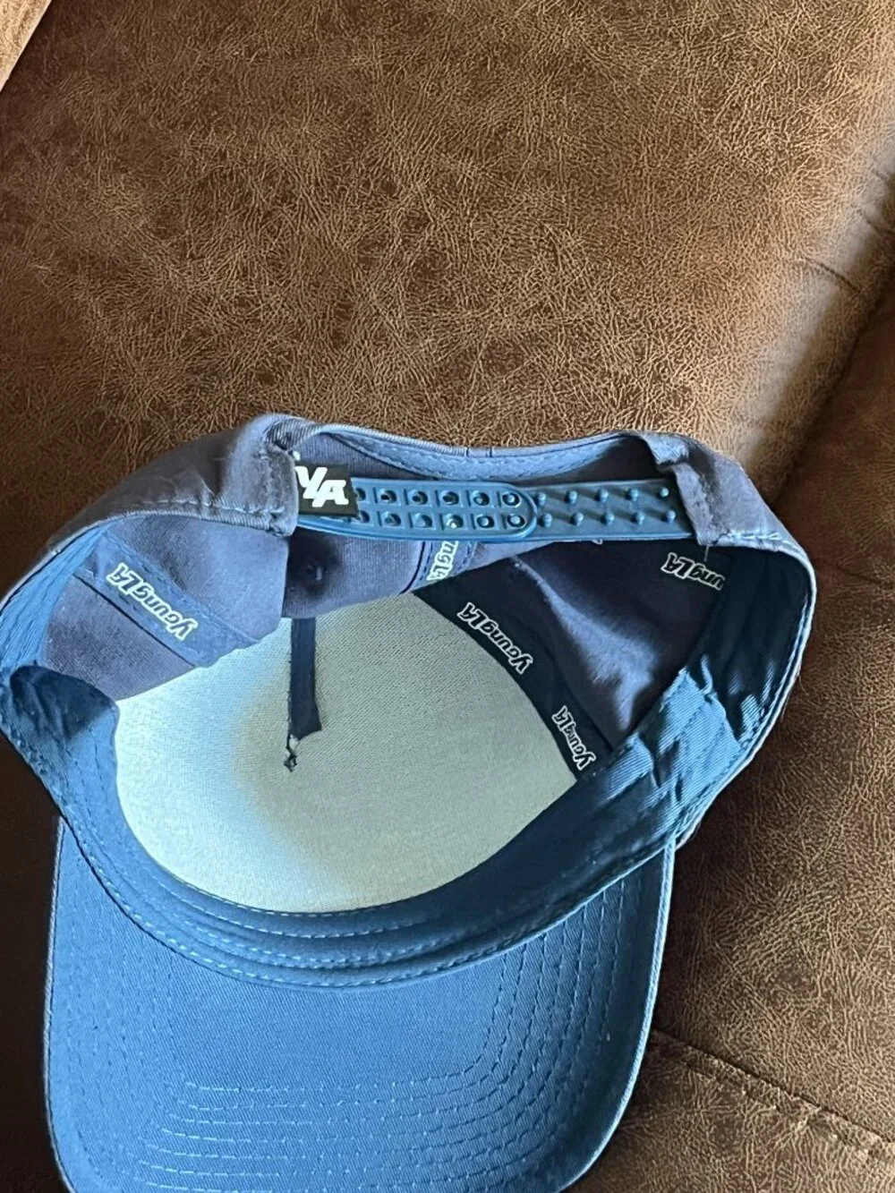 YoungLA Model 926 Deep Teal Snapback Performance Gym Hat Size M NWT